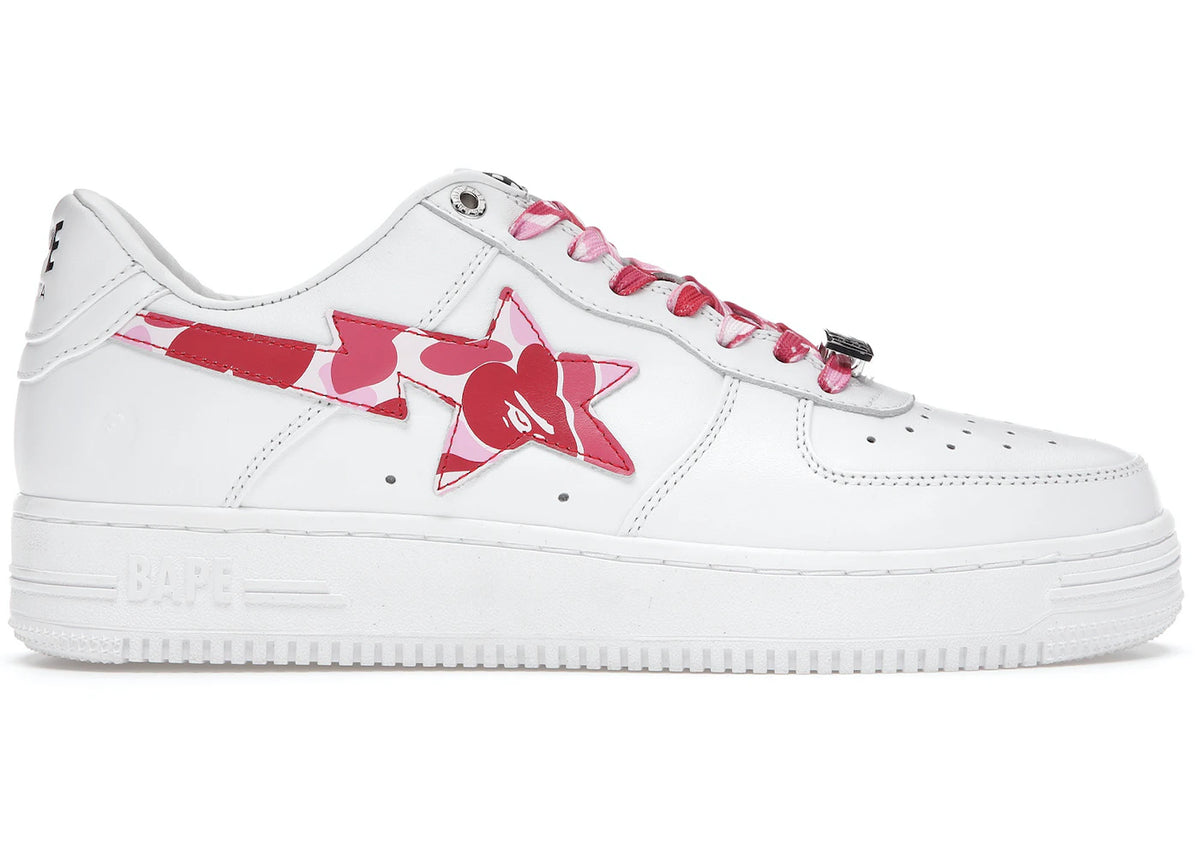 A Bathing Ape Bape Sta Low White ABC Camo Pink (2021) – Hypepoint.ca