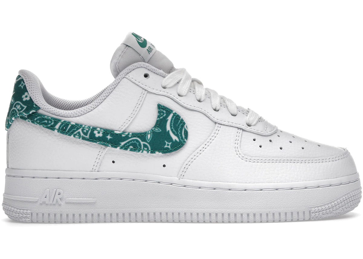Nike Air Force 1 Low '07 Essential White Green Paisley (Women's 