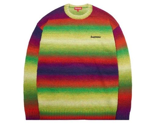 Supreme Gradient Stripe Sweater Multicolor