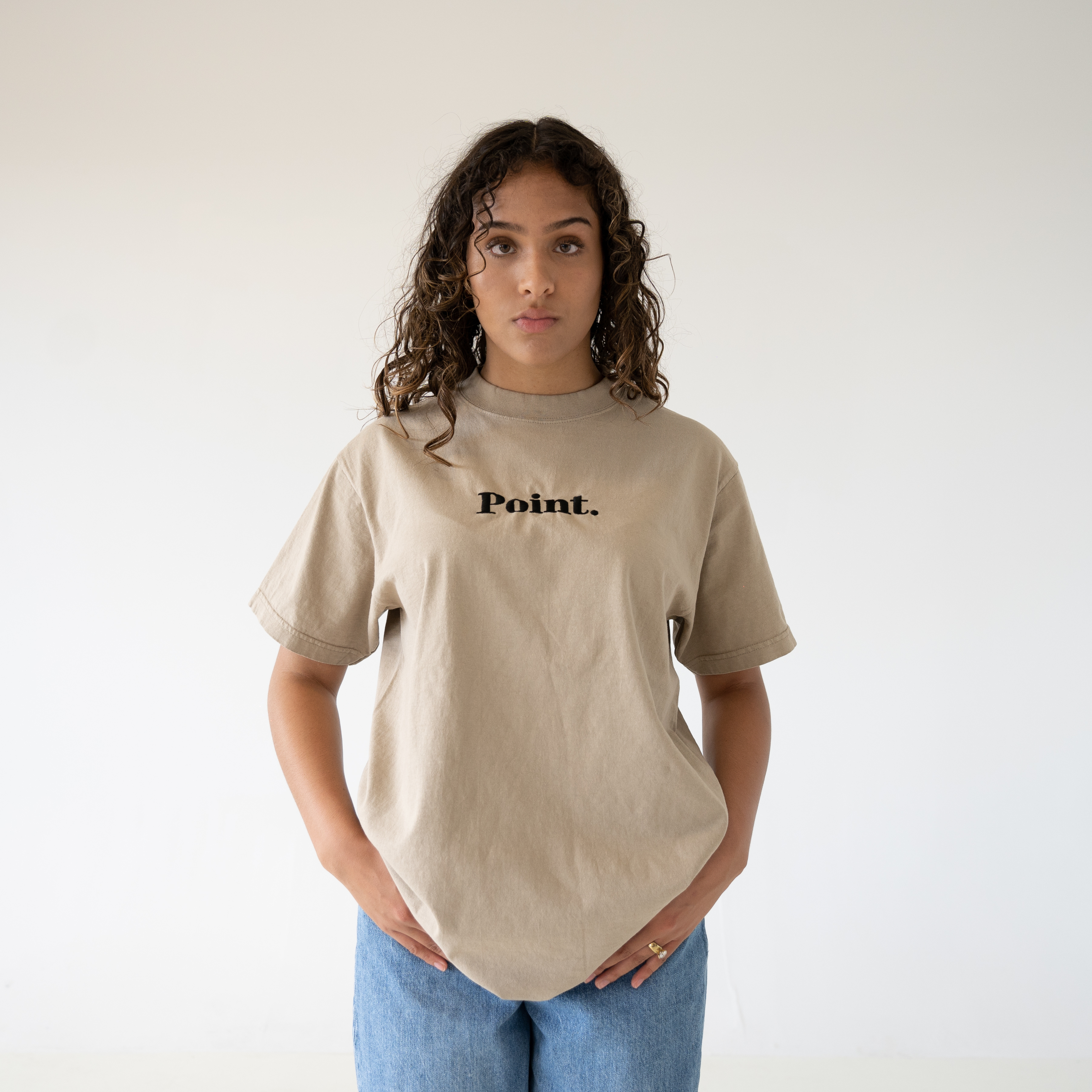 Point T-Shirt - Oatmeal