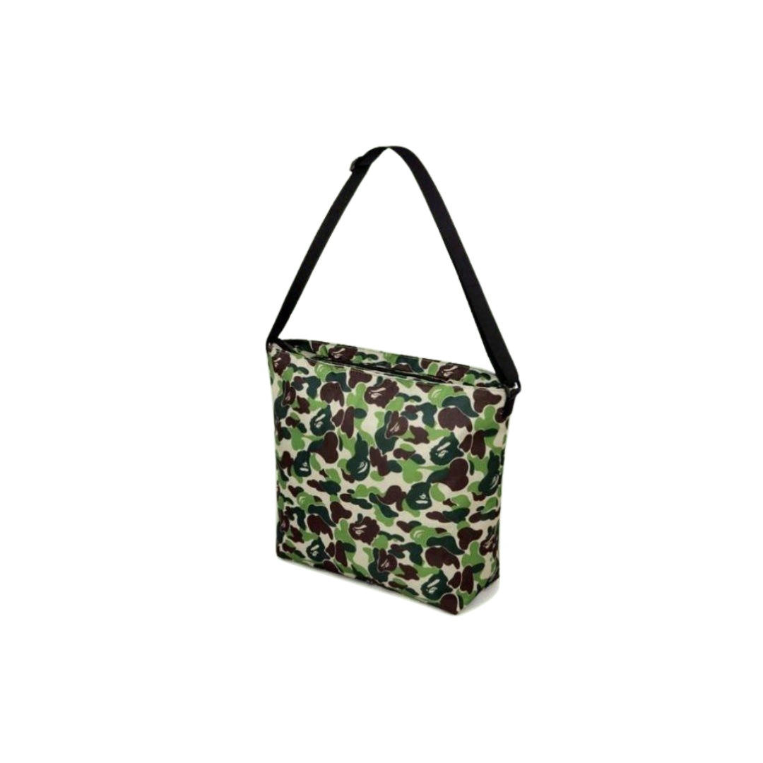 Bape green 1st camo messenger bag - Hypepoint.ca