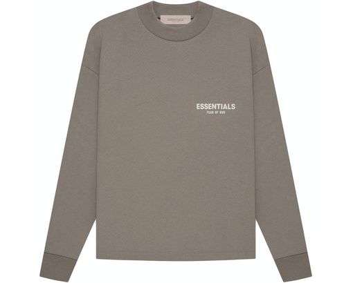 Fear of God Essentials L-S T-shirt Desert Taupe Small