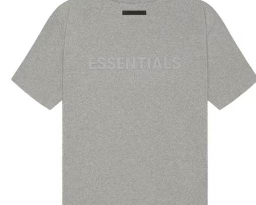 Essentials Grey Back Logo Tee