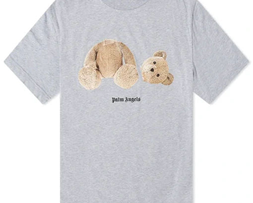 Palm Angels Bear Classic T-Shirt Melange Grey/Brown